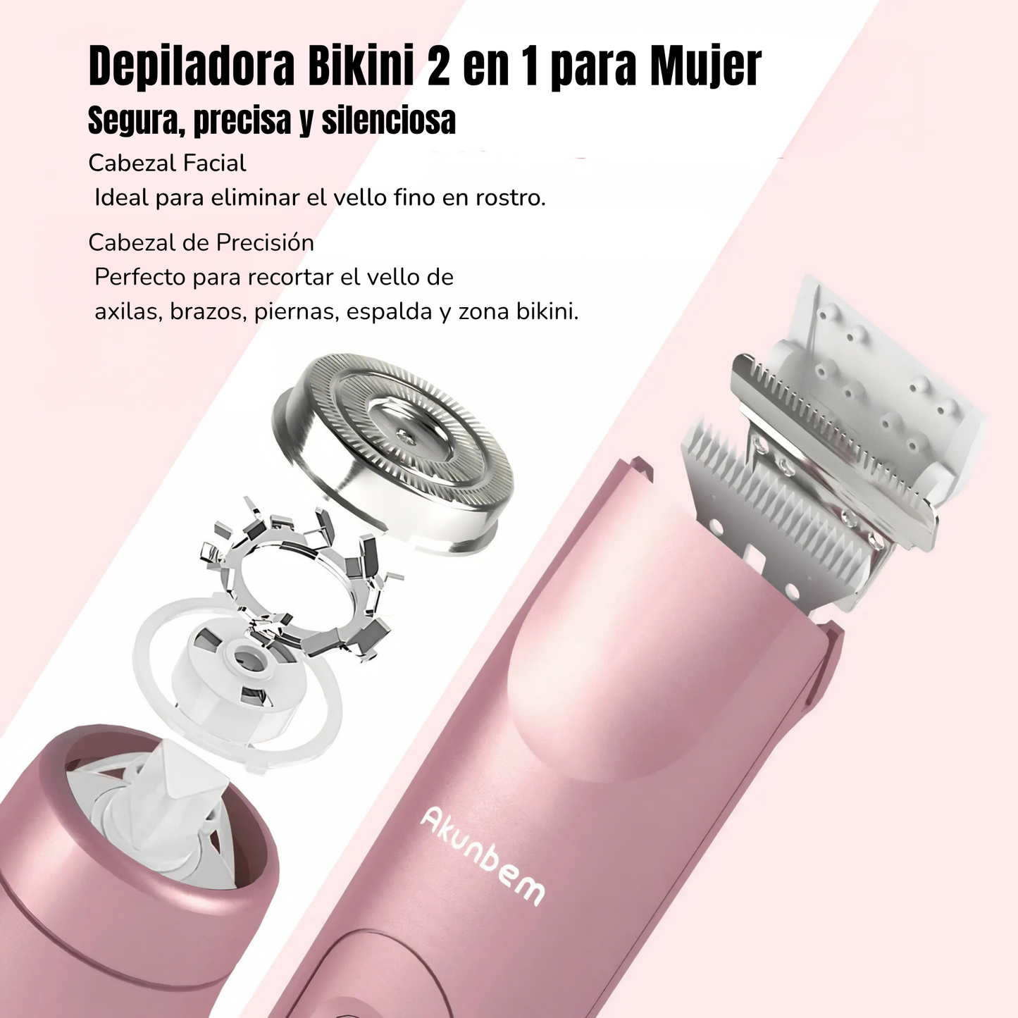 Depiladora 2 en 1