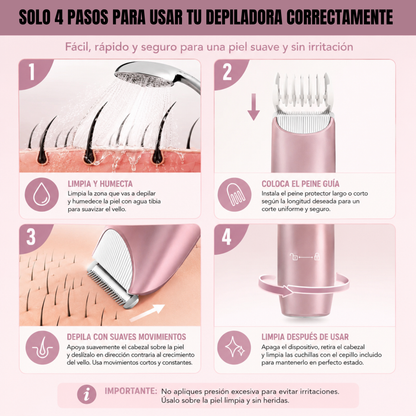 Depiladora 2 en 1
